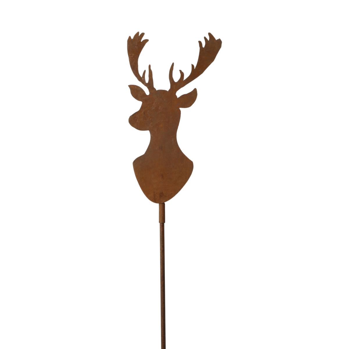Hirschkopfstecker rostoptik