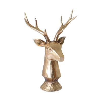 Poly-Hirschkopf gold