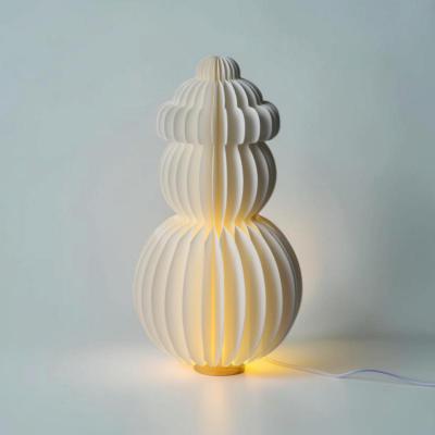 LED 3D Papier-Schneemann