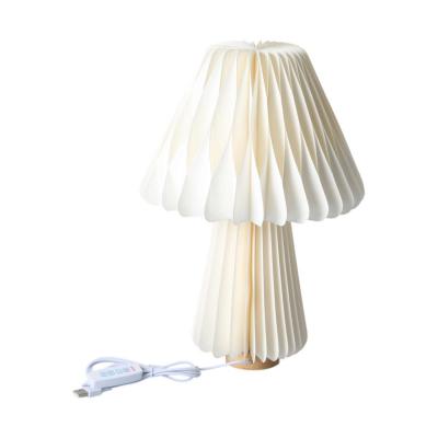 LED 3D Papier-Lampe wei&szlig;
