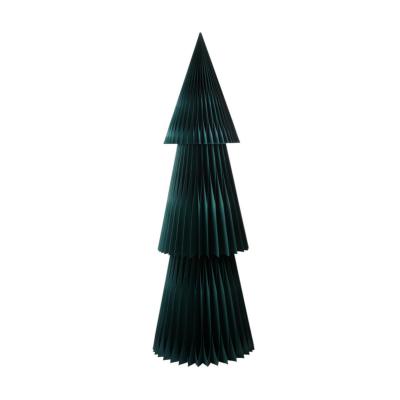 3D Papier-Baum dunkelgr&uuml;n