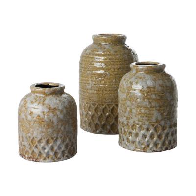 Keramik Vase glasiert