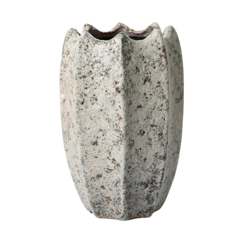 Keramikvase glasiert