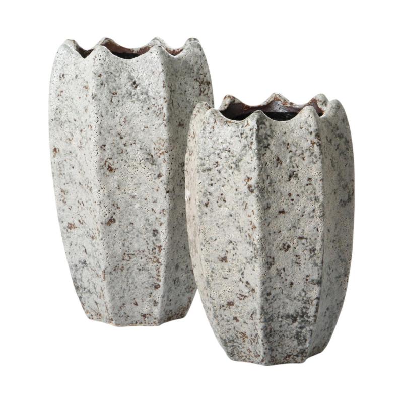 Keramikvase glasiert