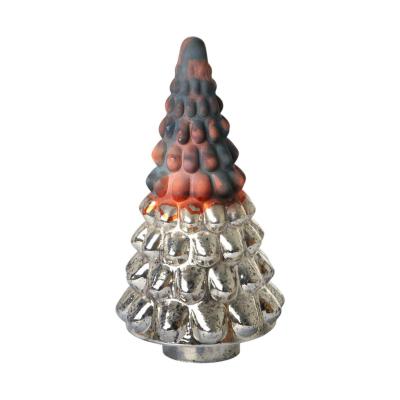 Glas-Baum farbverlauf braun/gold