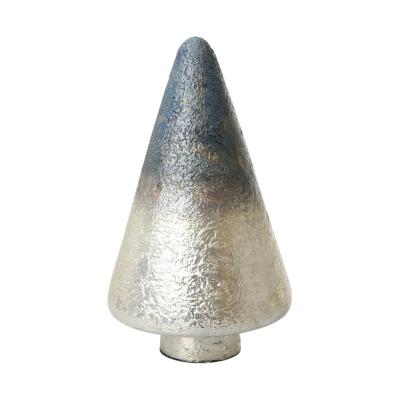 Glas-Baumaufsteller farbverlauf blau/silber