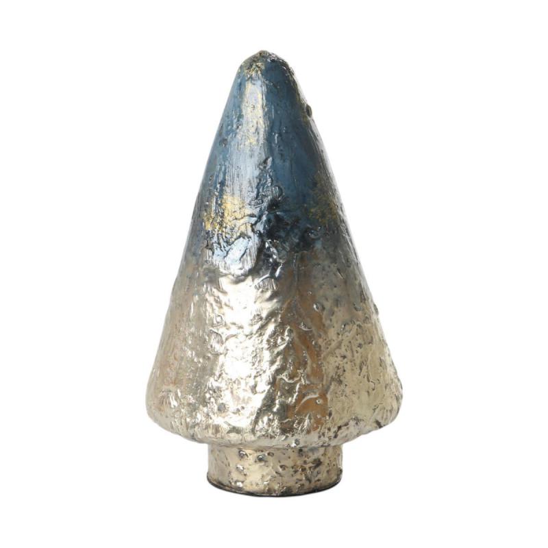 Glas-Baumaufsteller farbverlauf blau/silber