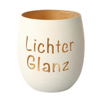 Windlicht Lichterglanz wei&szlig;