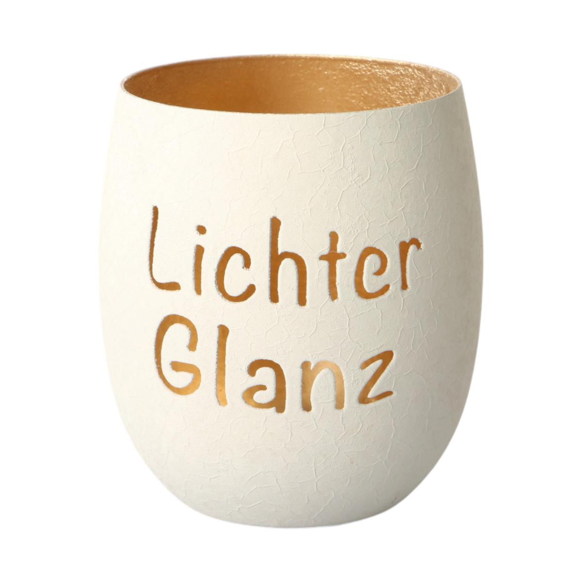 Windlicht Lichterglanz wei&szlig;