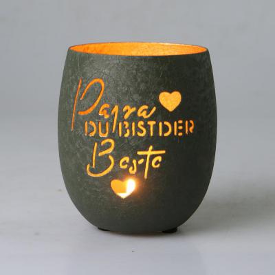 Windlicht "Papa du bist der Beste"