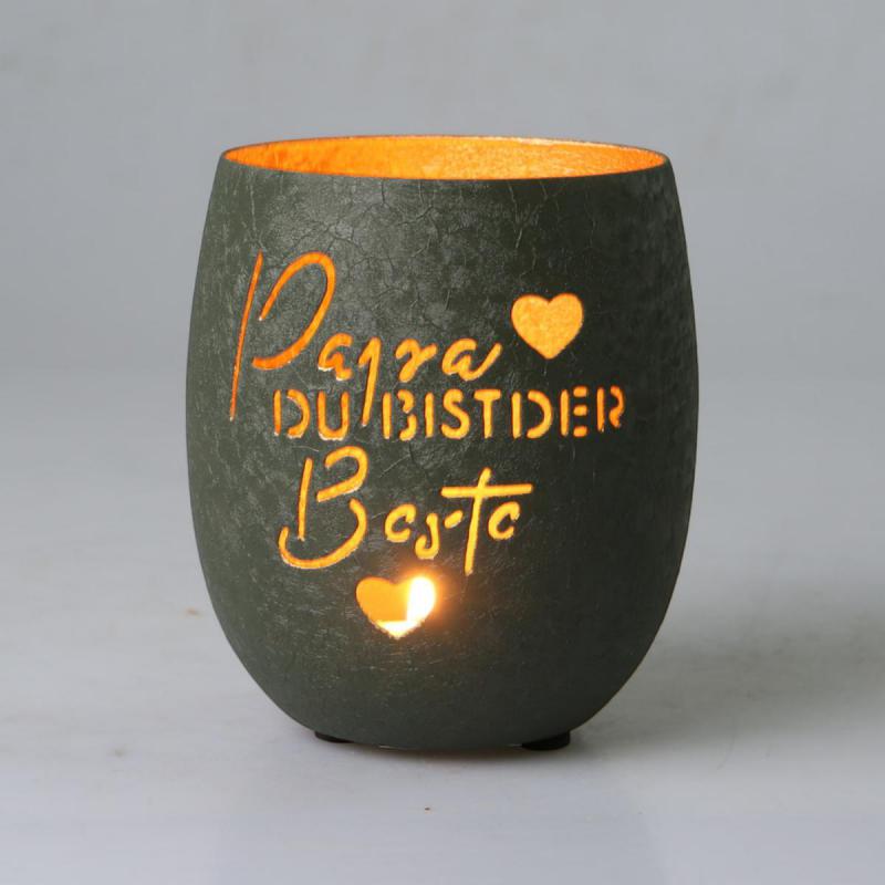 Windlicht "Papa du bist der Beste"