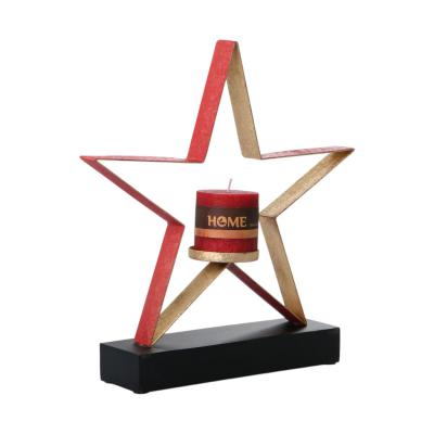 Sternaufsteller mit Kerzenteller