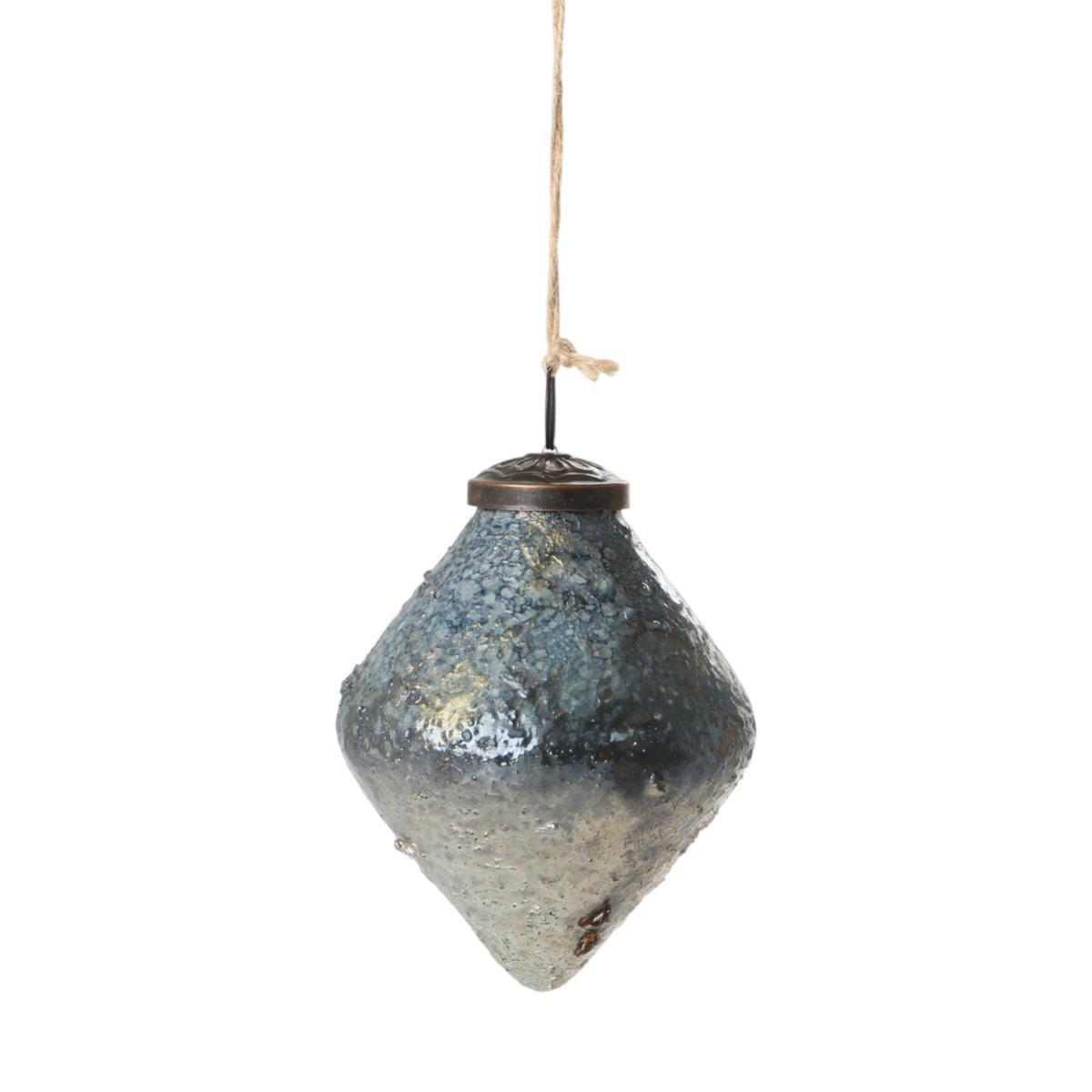 Baumschmuck-Diamant farbverlauf blau/silber