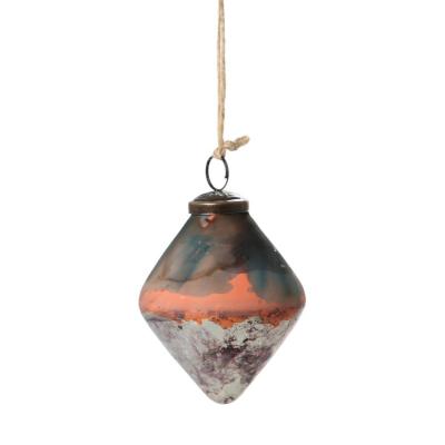 Baumschmuck-Diamant farbverlauf braun/gold