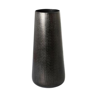 Alu-Vase schwarz
