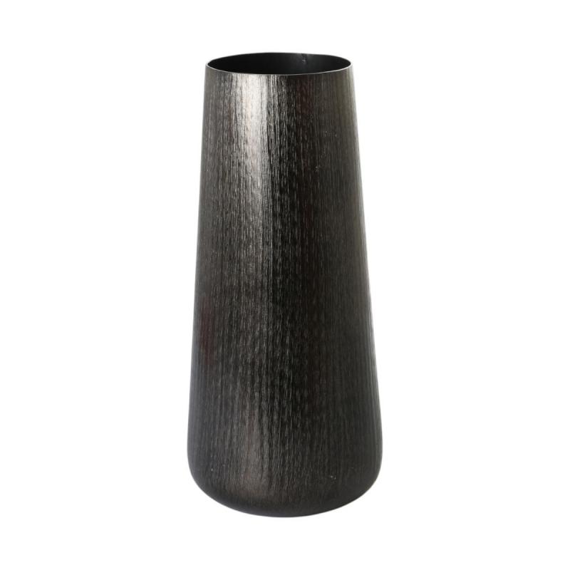 Alu-Vase schwarz