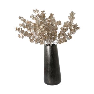 Alu-Vase schwarz