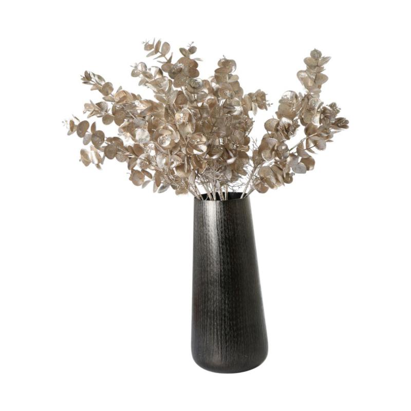 Alu-Vase schwarz