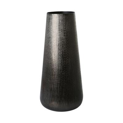 Alu-Vase schwarz