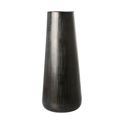 Alu-Vase schwarz
