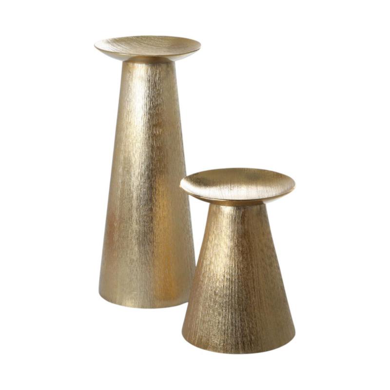 Alu-Aufsteller gold