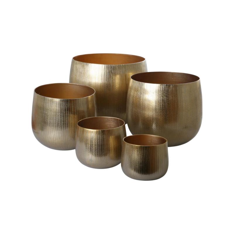 Alu-&Uuml;bertopf gold
