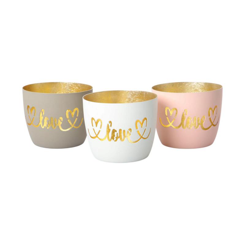 Windlicht Liebe farbmix