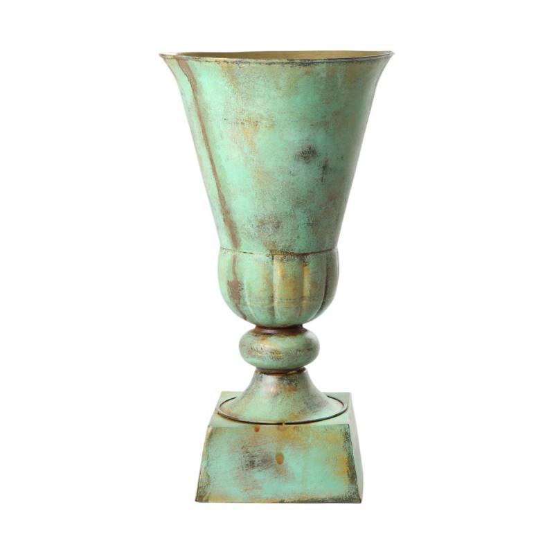 Metall-Pokal Messing oxidiert