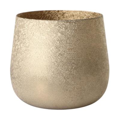 Metall-Windlicht antikgold