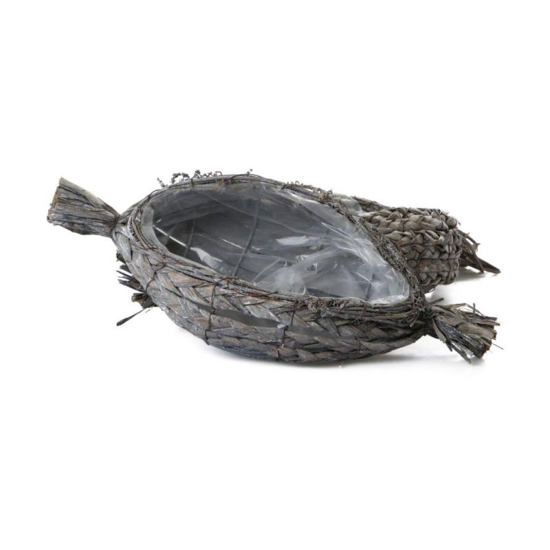 Korbgefäß bonbonförmig