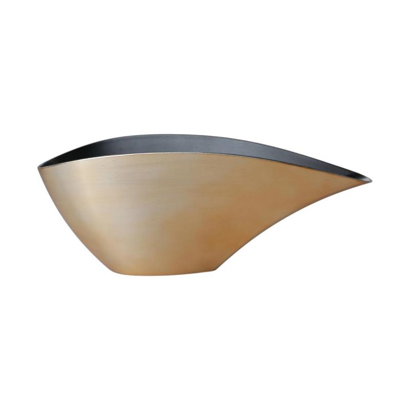 KS-Schale Schiffform gold
