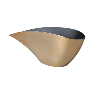 KS-Schale Schiffform gold