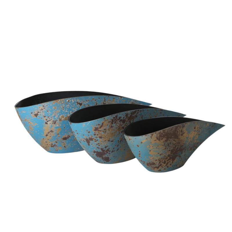KS-Schale Schiffform blau