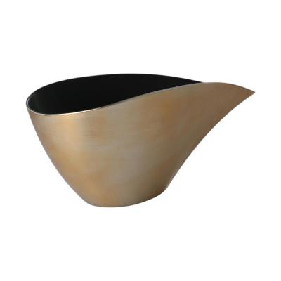 KS-Schale Schiffform gold