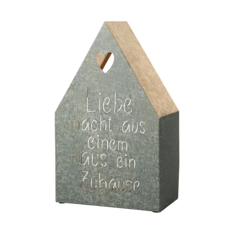 Hausaufsteller "Zuhause" gr&uuml;n