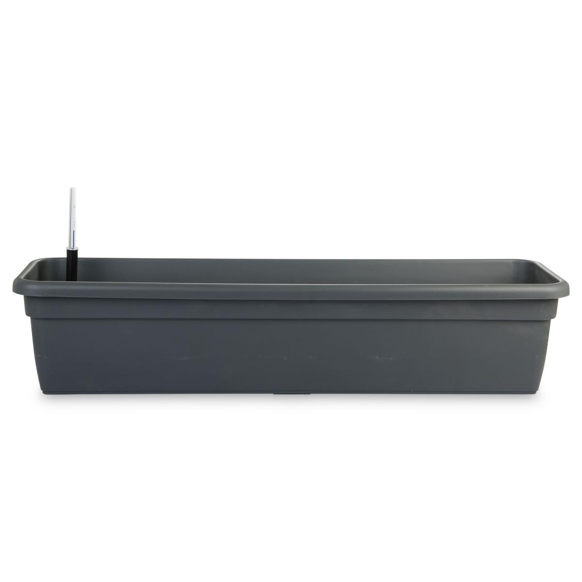 Balkonkasten m.Bewässerung GEDA rechtec anthrazit