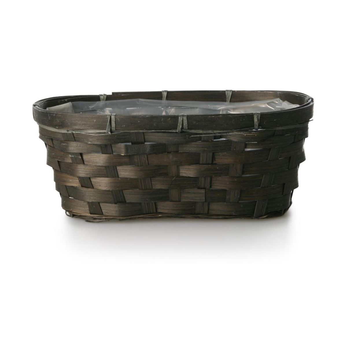 Korbschale oval dunkelbraun