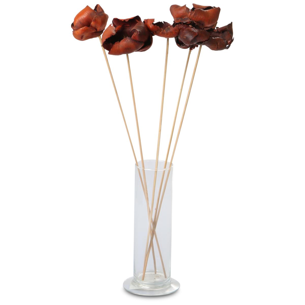 Palm Blüte farbig gestielt orange