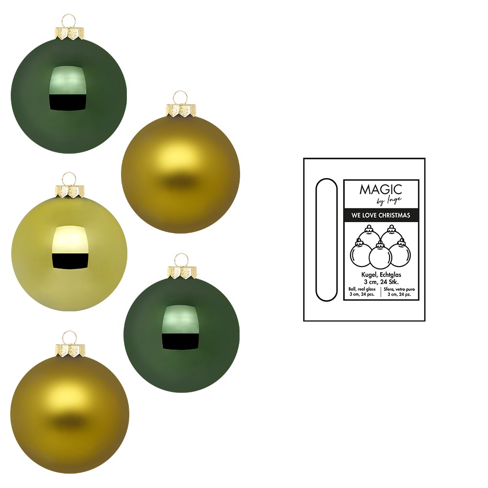 Weihnachtskugel Glas A Hush of Moos