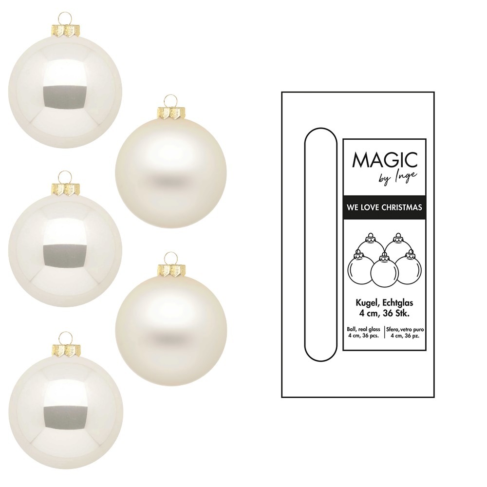 Weihnachtskugel Glas Champagner