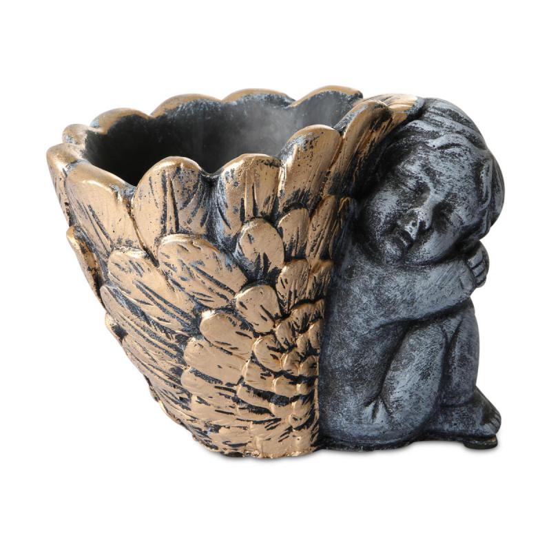 Zementtopf-Engel
