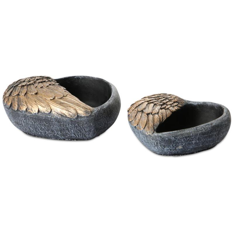 Zement-Herz zum Bepflanzen