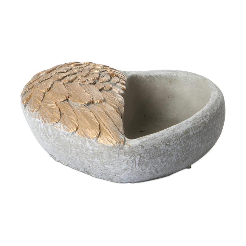 Zement-Herz zum Bepflanzen