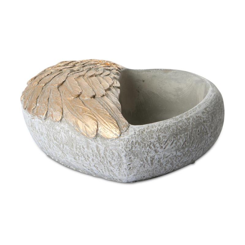 Zement-Herz zum Bepflanzen