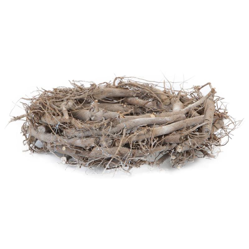 Holzstückchen-Kranz