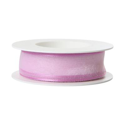 Webkante mit Draht rosa
