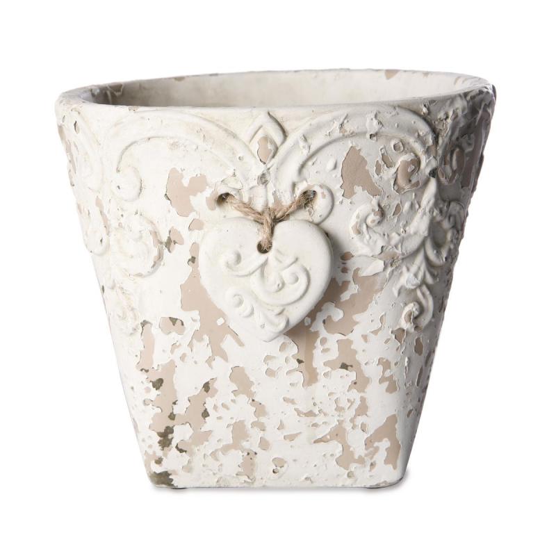 Antik-Topf mit Herzhänger