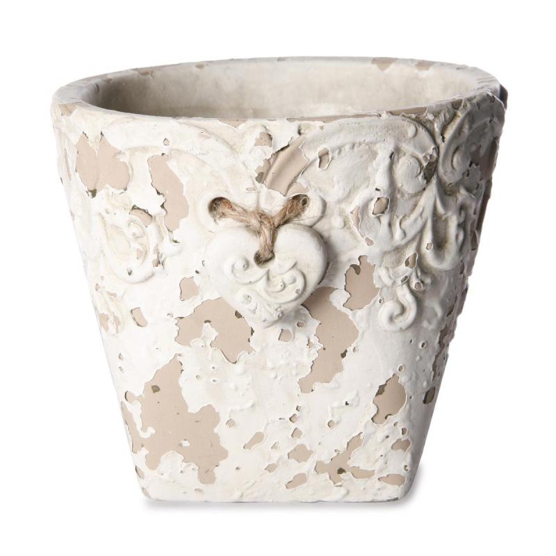 Antik-Topf mit Herzhänger