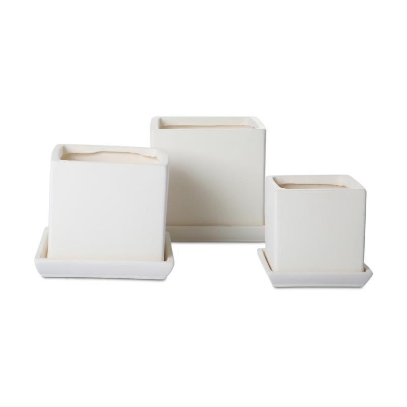 Topf Kubus mit Teller