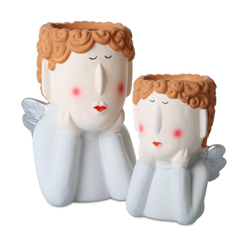 Pflanz-Schutzengel wei&szlig;